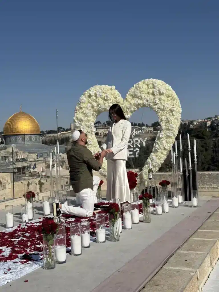 הצעת נישואין בירושלים